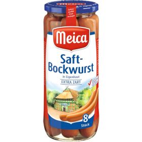 Link zu  Saft-Bockwurst in Eigenhaut