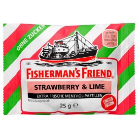 Link zu  Strawberry & Lime Pastillen ohne Zucker