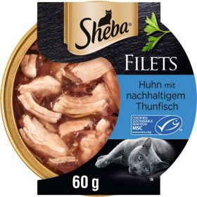 Link zu  Katzen-Nassfutter, Filets Huhn + Thunfisch