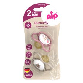 Link zu  Schnuller Butterfly mit Ring Gr. 2