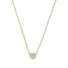 Link zu  Damen Halskette aus Silber 925 mit Zirkonia, vergoldet (4056866113947)