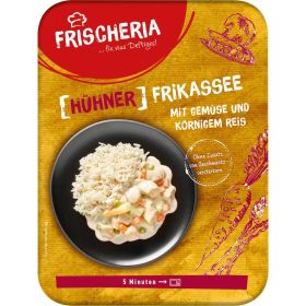 Link zu  Hühnerfrikassee mit Gemüse & körnigem Reis