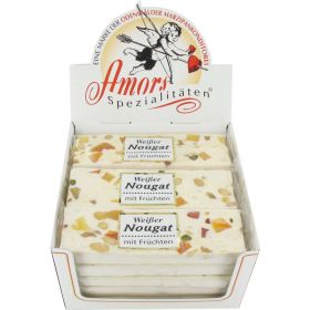 Link zu  Weißer Nougat mit Früchten