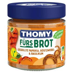 Link zu  Brotaufstrich, Gegrillte Paprika/Röstzwiebeln/Basilikum
