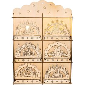 Link zu  LED-Holzdekoration für Batteriebetrieb