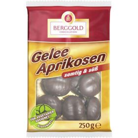 Link zu  Schokolierte Geleestücke mit Aprikosengeschmack