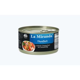 Link zu  Thunfisch pikant mit Gemüsebeilagen in Dressing Sauce