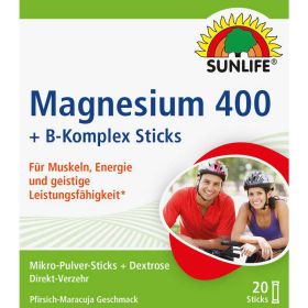 Link zu  Magnesium 400 + B-Komplex Sticks