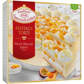 Link zu  Pfirsich-Maracuja-Joghurt-Torte Festtagstorte, tiefgekühlt