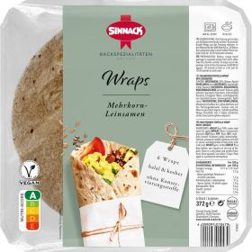 Link zu  Wraps, Mehrkorn mit Leinsamen, 6 Stück