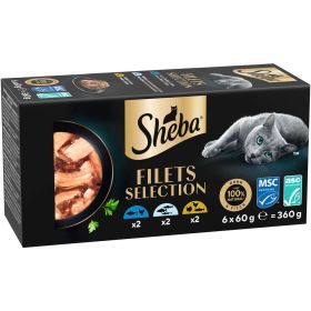 Link zu  Katzen-Nassfutter Filets, Thunfisch/Huhn/Lachs