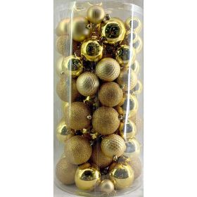 Link zu  Kunststoffkugeln gold, 100er