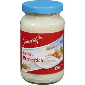 Link zu  Jeden Tag Sahneoder Tafel-Meerrettich, je 135–140 g
