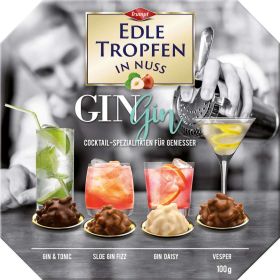Link zu  Pralinen Edle Tropfen in Nuss: Gin Edition